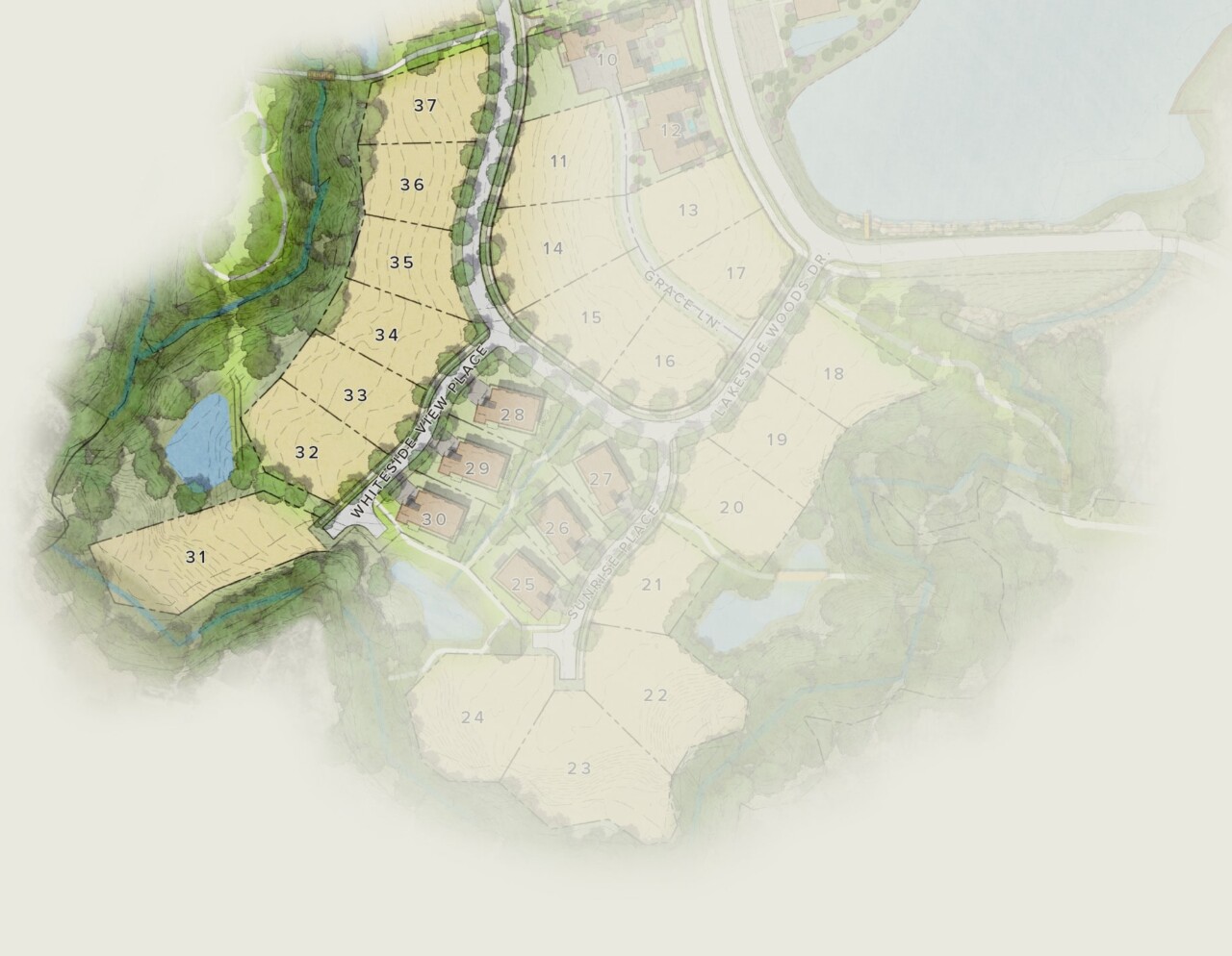 Homesite map pieces headwaters north